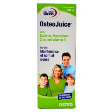 شربت کلسیم استئو جویس یوروویتال EurhoVital Osteo Juice